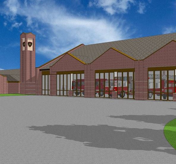 Central Fire Station Rendering
